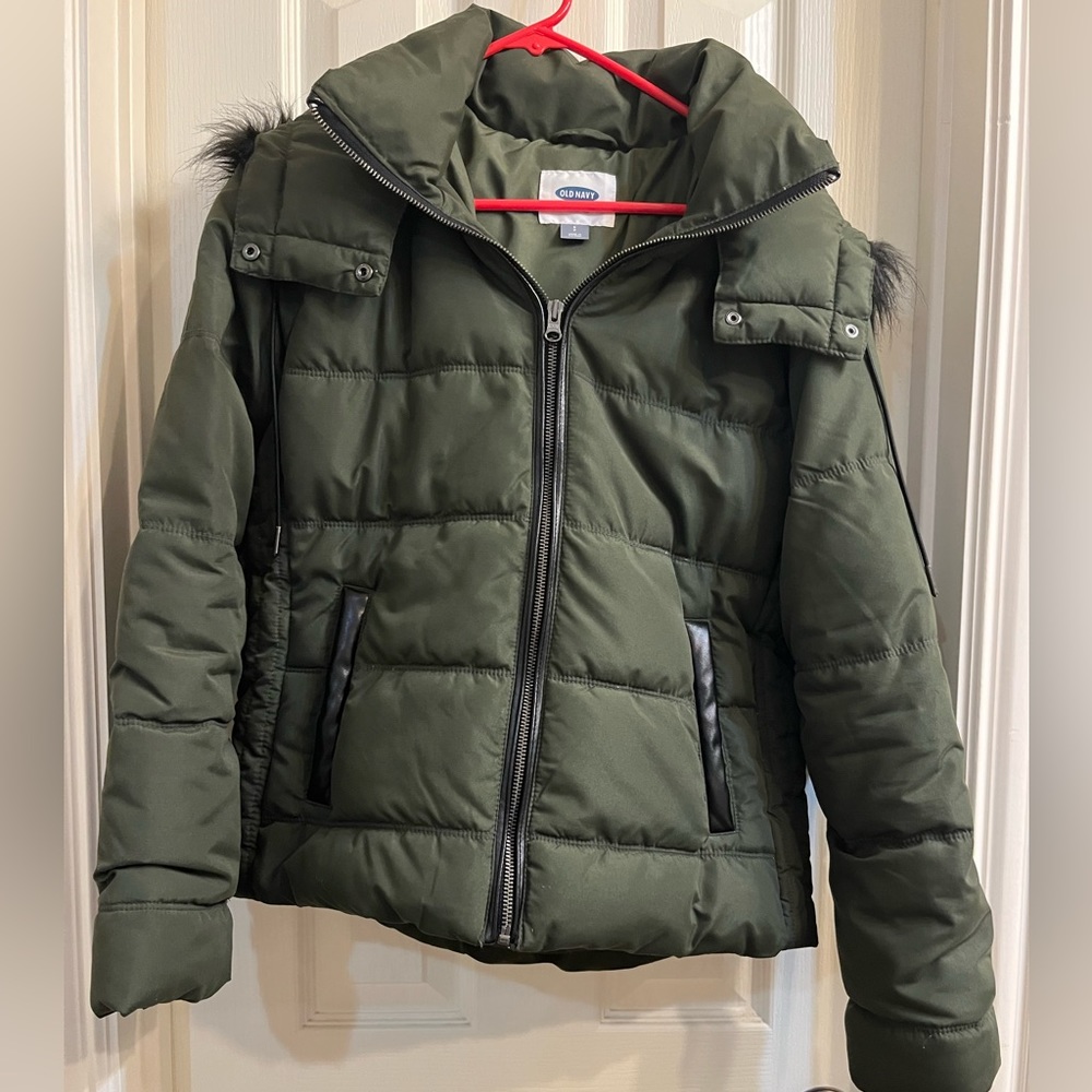 Olive Green Winter Jacket